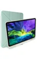 Newface Apple iPad 2022 10.9 (10.nesil) Kılıf Kalemlikli Mars Tablet Kılıfı - Açık Yeşil