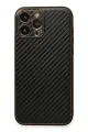 Newface Apple iPhone 13 Pro Kılıf Coco Karbon Silikon - Siyah