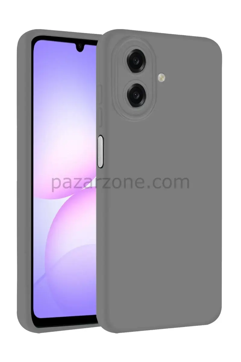 Newface Samsung Galaxy A07 4G First Silikon - Gri