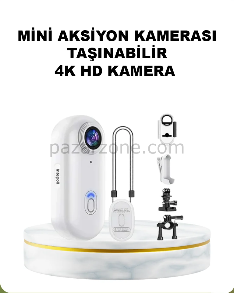 4K WiFi Spor Kamerası Su Geçirmez Mini Aksiyon Kamera