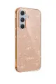 Newface Samsung Galaxy A25 5G Kılıf Glow Kapak - Turuncu