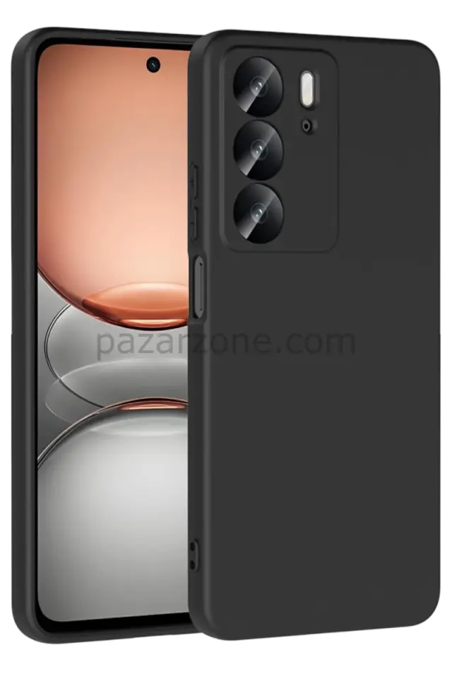 Newface Realme C75 4G First Silikon - Siyah