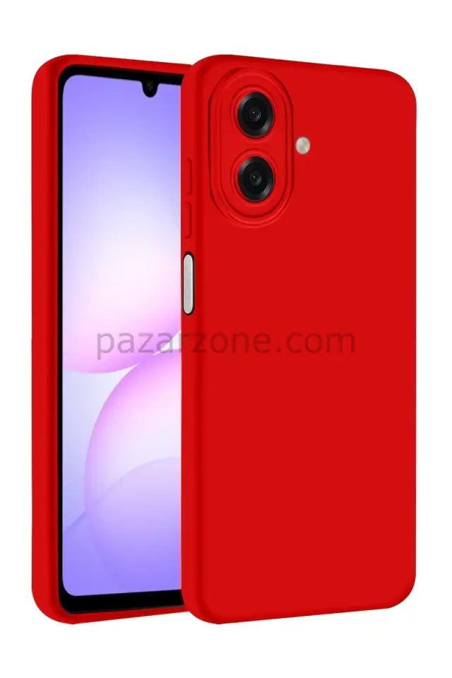Newface Samsung Galaxy A07 4G First Silikon - Kırmızı