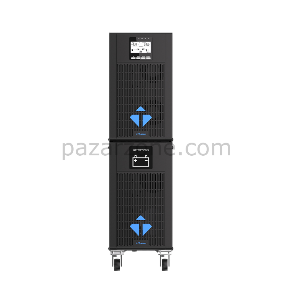 TESCOM NeoLine 100, 6 KVA Online 1F/1F UPS,  (900040103) (16x7A Akü)