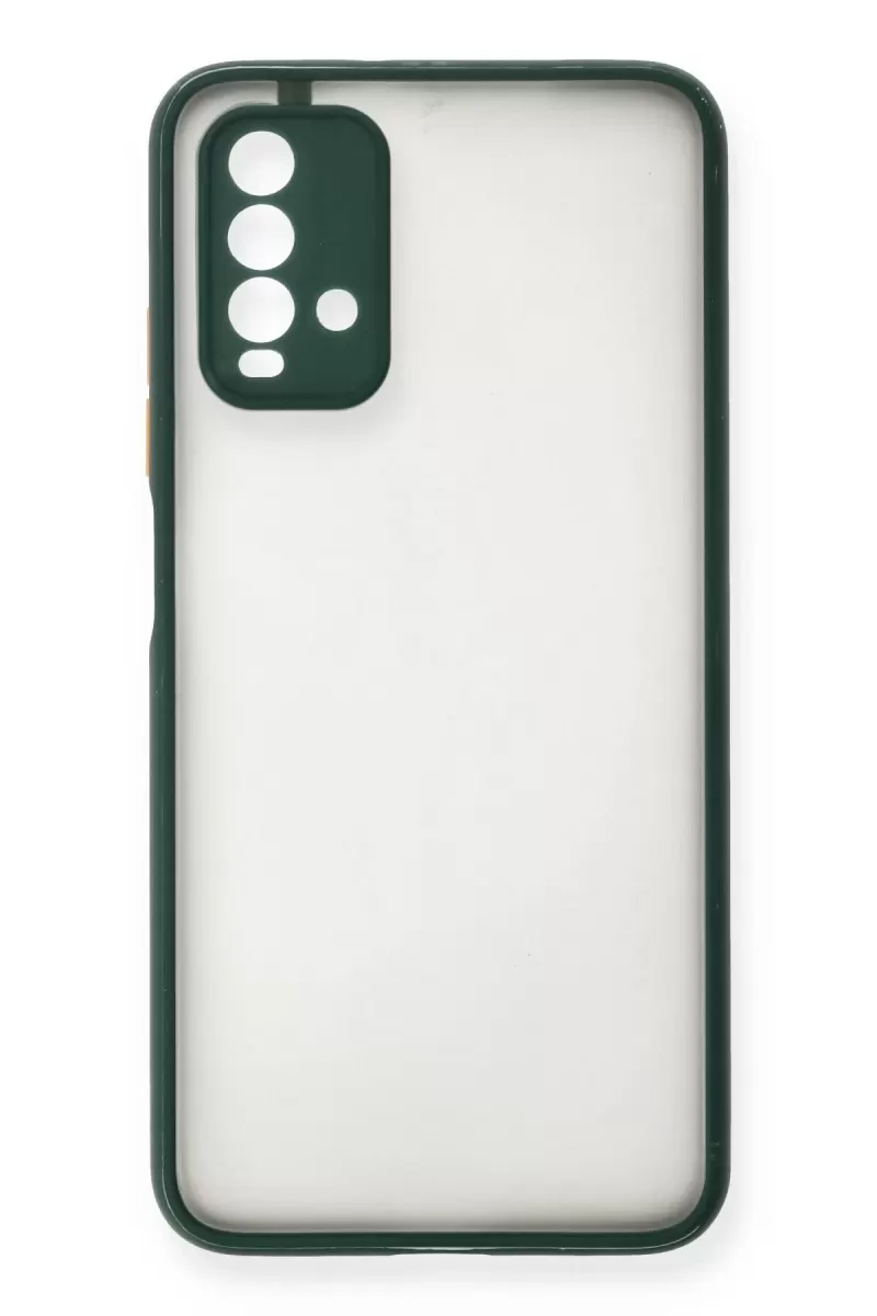 Newface Xiaomi Redmi 9T Kılıf Montreal Silikon Kapak - Yeşil