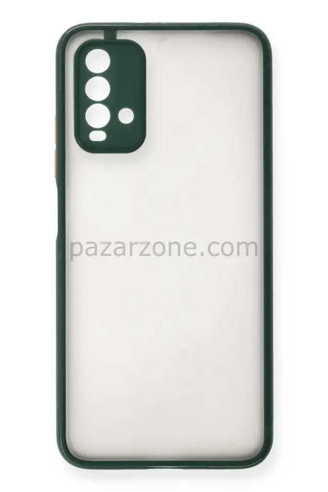 Newface Xiaomi Redmi 9T Kılıf Montreal Silikon Kapak - Yeşil