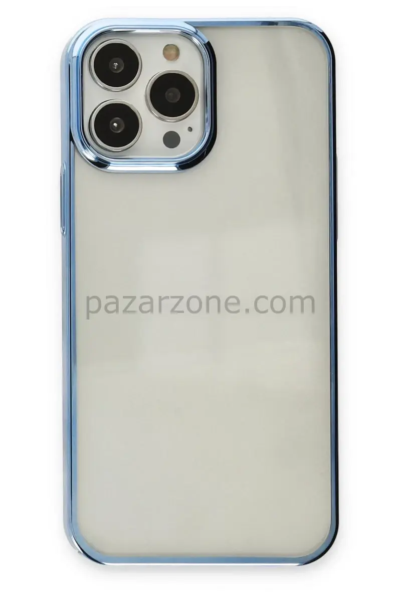 Newface Apple iPhone 14 Pro Max Kılıf Element Silikon - Sky Blue