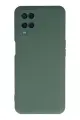 Newface Oppo A54 4G Kılıf Nano içi Kadife Silikon - Koyu Yeşil