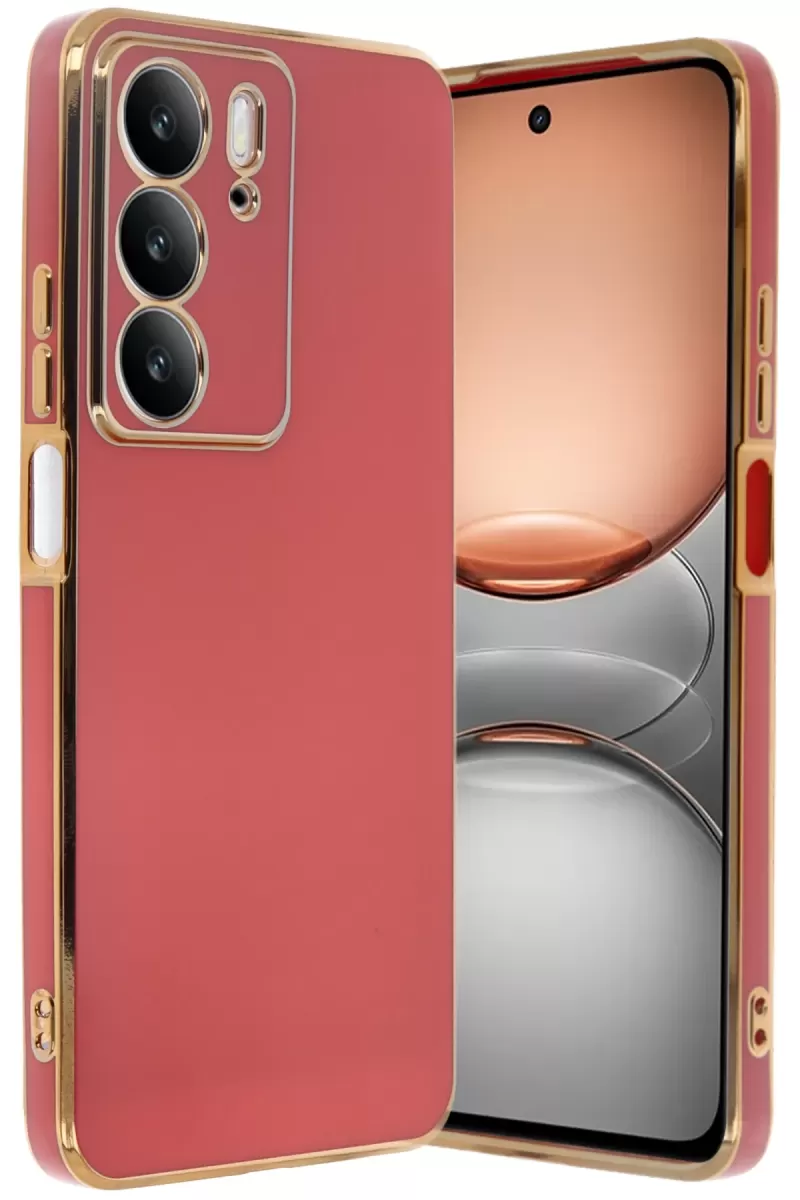 Newface Realme C75 4G Kılıf Volet Silikon - Kırmızı