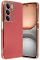 Newface Realme C75 4G Kılıf Volet Silikon - Kırmızı