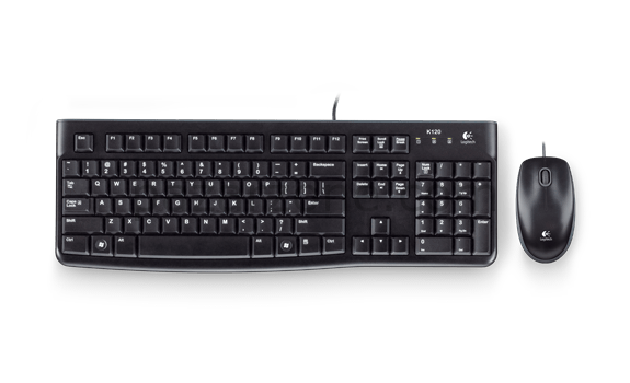 LOGITECH MK120 TR Q USB KABLOLU KLAVYE VE MOUSE SET SİYAH 920-002560