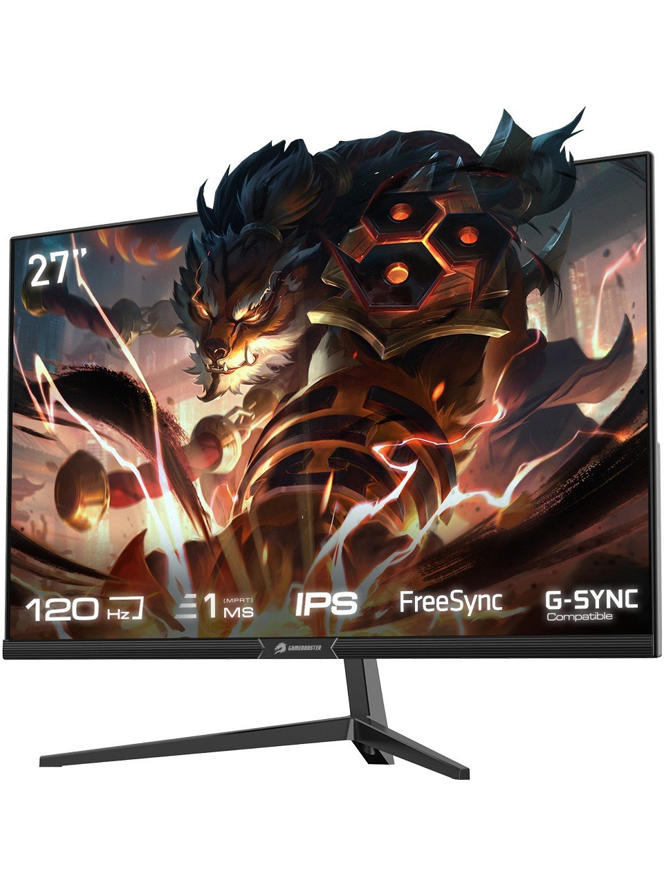 GAMEBOOSTER 27 GB-2712FF IPS FREESYNC,G-SYNC 1Ms 120Hz HDMI+DP FHD GAMING MONITÖR