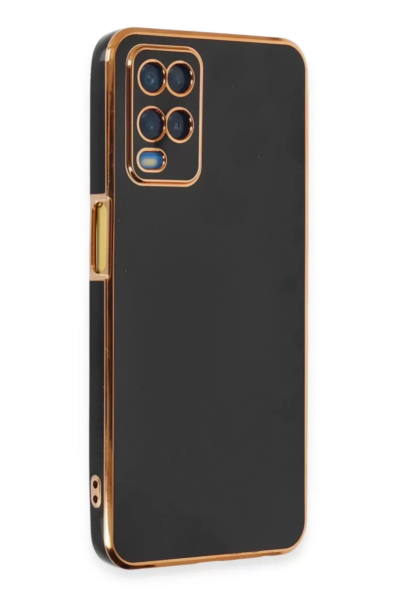 Newface Oppo A54 4G Kılıf Volet Silikon - Siyah