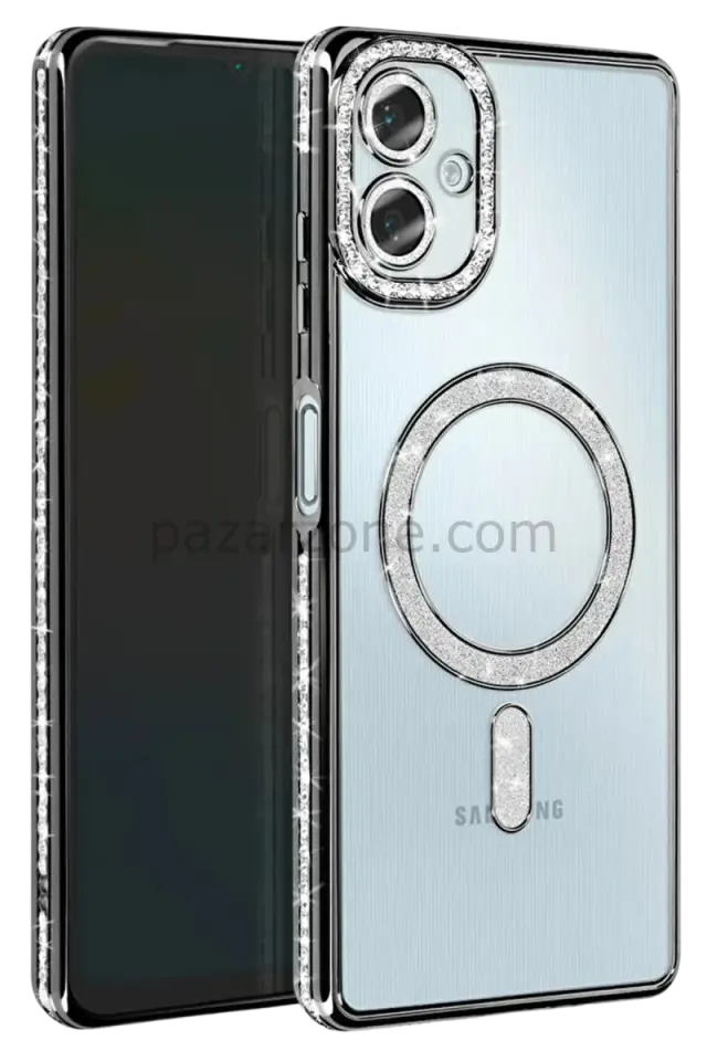 Newface Samsung Galaxy A07 4G Joke Simli Magneticsafe Kılıf - Siyah
