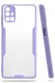 Newface Samsung Galaxy M51 Kılıf Platin Silikon - Lila
