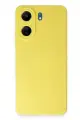 Newface Xiaomi Redmi 13C Kılıf Nano içi Kadife Silikon - Sarı