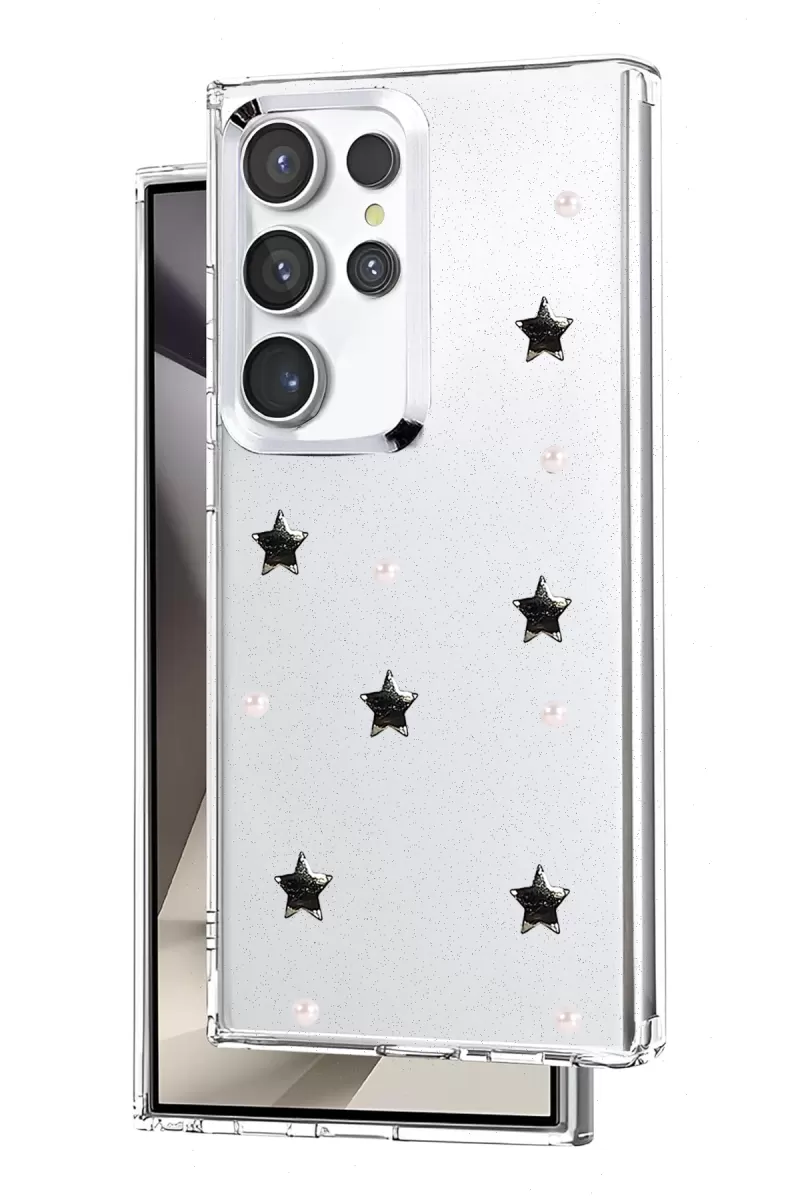 Newface Samsung Galaxy S24 Ultra Fiyonk Desenli Kapak - Desen 7