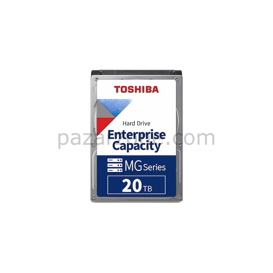 TOSHIBA ENTERPRISE, MG11ACA20TE, 3.5", 20TB, 1024Mb, 7200 Rpm, 7/24 Güvenlik, Data Center, Nas, Server, HDD (Türkiye Distribütörü Garantili)