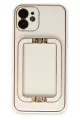Newface Apple iPhone 12 Kılıf Coco Elit Kapak - Beyaz