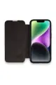Newface Apple iPhone 13 Pro Kılıf Dolpin Kapaklı - Siyah