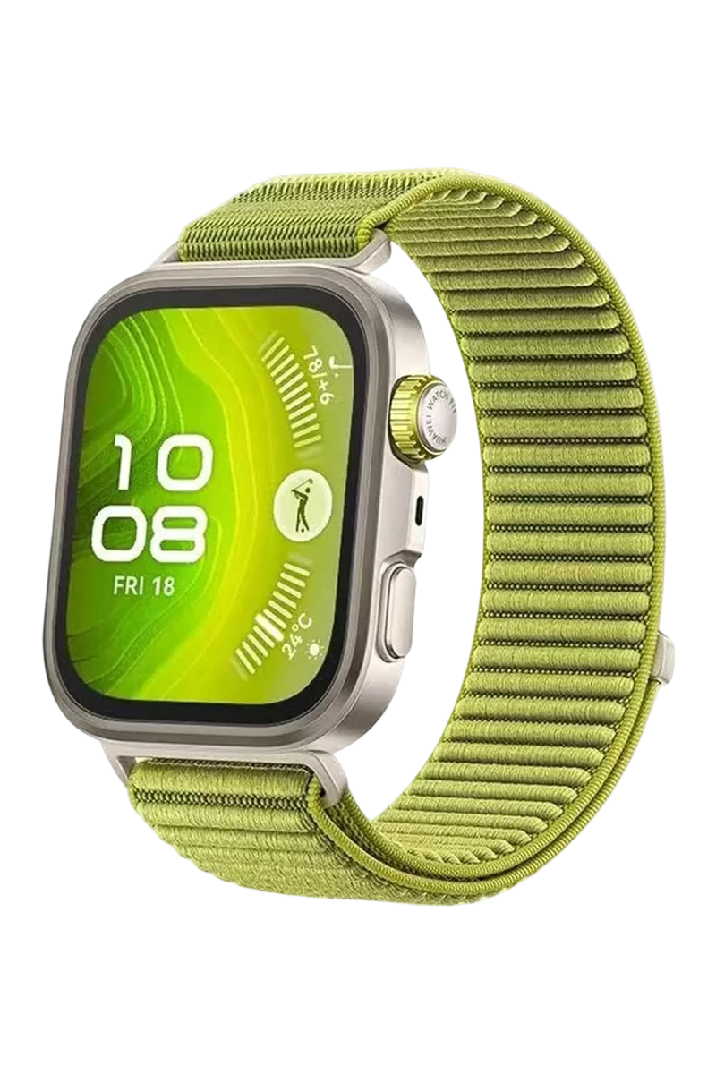 Newface Huawei Fit 4 Braid Kordon - Açık Yeşil