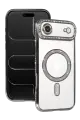 Newface Apple iPhone 17 Air Joke Simli Magneticsafe Kılıf - Gümüş