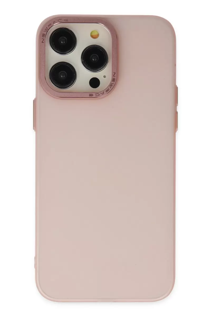 Newface Apple iPhone 14 Pro Kılıf Modos Metal Kapak - Pembe