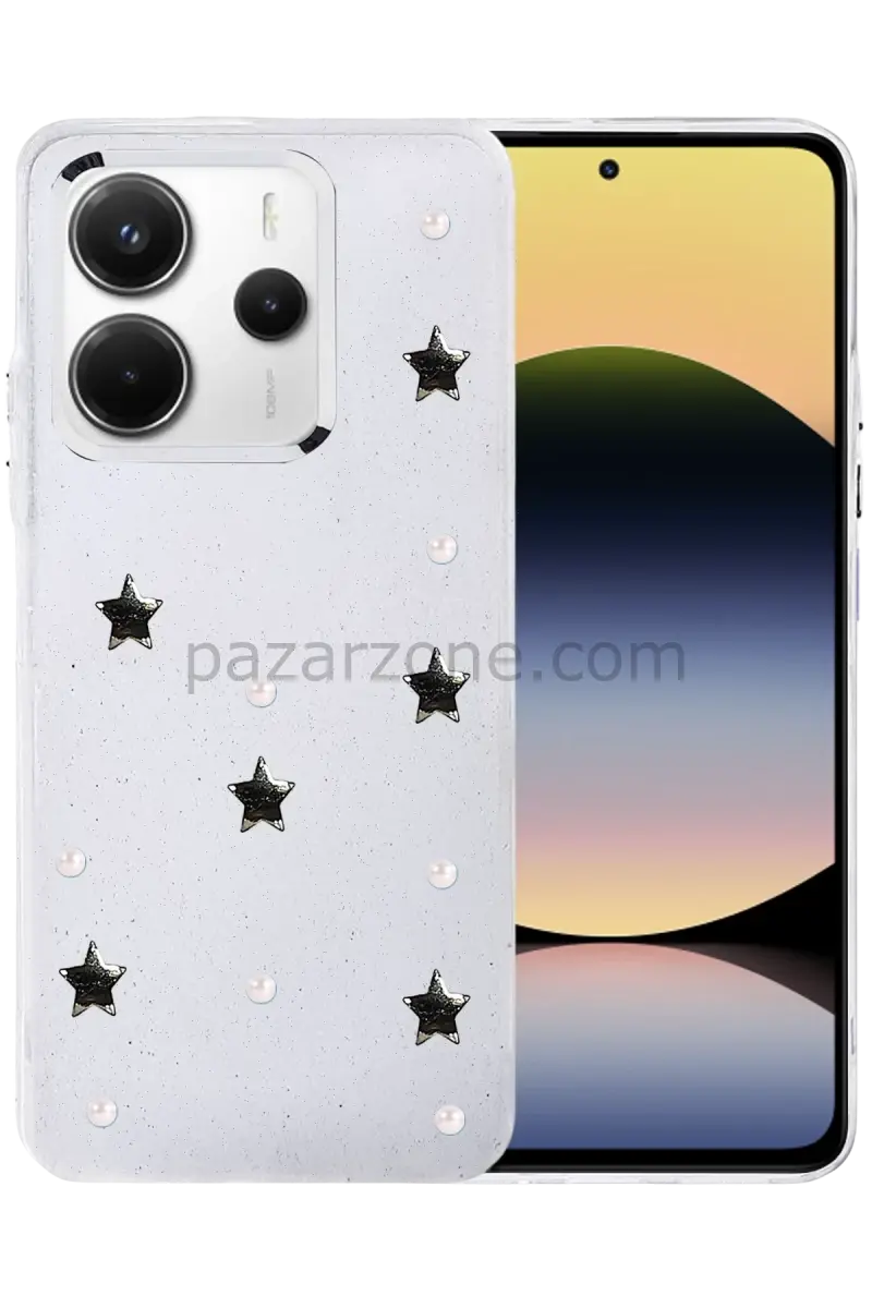 Newface Xiaomi Redmi Note 14 4G Fiyonk Desenli Kapak - Desen 7