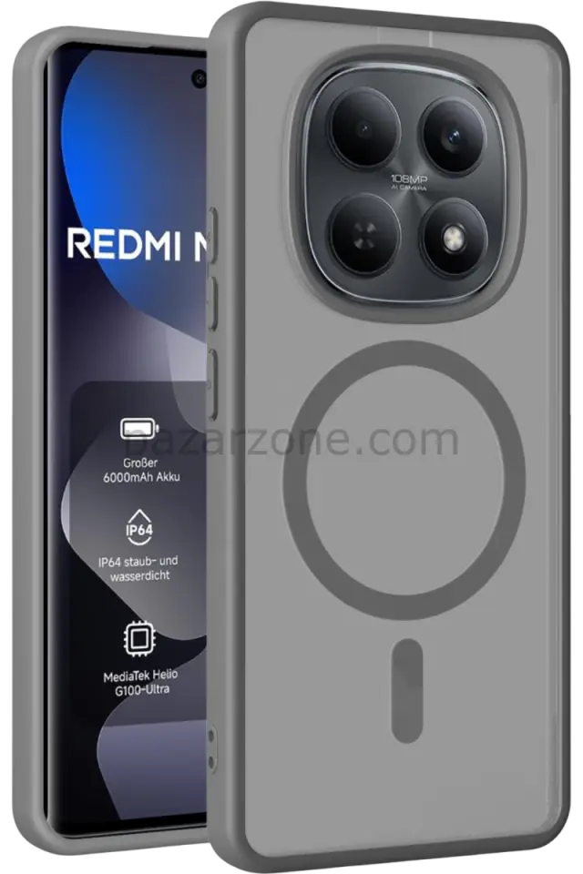 Joko Xiaomi Redmi Note 15 Pro 5G Jota Magsafe Kapak - Titan Gri