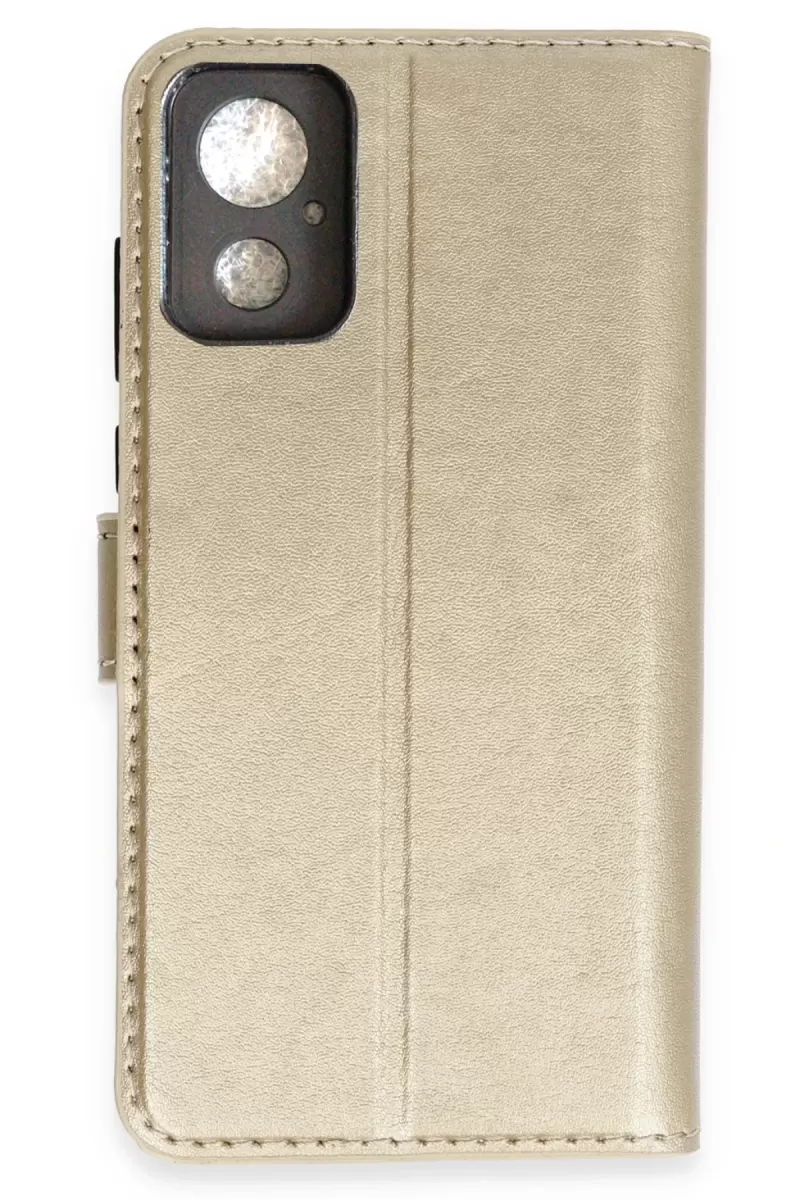 Newface General Mobile GM 23 SE Trend S Plus Kapaklı Kılıf - Gold