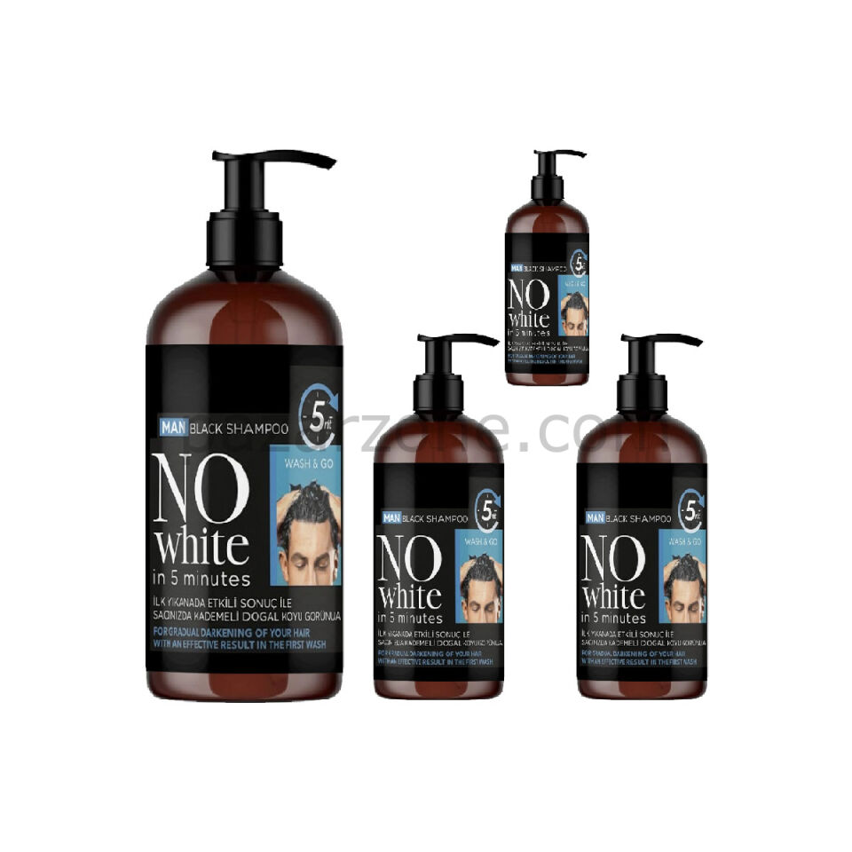 NoWhite 4 Adet AntiWhitening Erkek Saç Şampuanı 250 ml