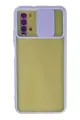 Newface Xiaomi Redmi 9T Kılıf Palm Buzlu Kamera Sürgülü Silikon - Lila