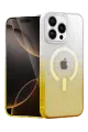 Newface Apple iPhone 15 Pro Pummel Shiny Magsafe Kapak - Gold