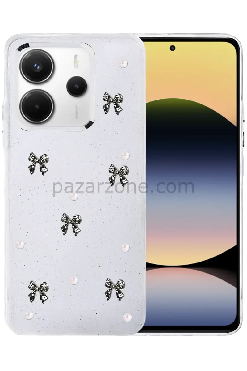 Newface Xiaomi Redmi Note 14 4G Fiyonk Desenli Kapak - Desen 8