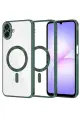 Newface Samsung Galaxy A07 4G Kross Magneticsafe Kapak - Koyu Yeşil