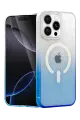 Newface Apple iPhone 15 Pro Pummel Shiny Magsafe Kapak - Mavi