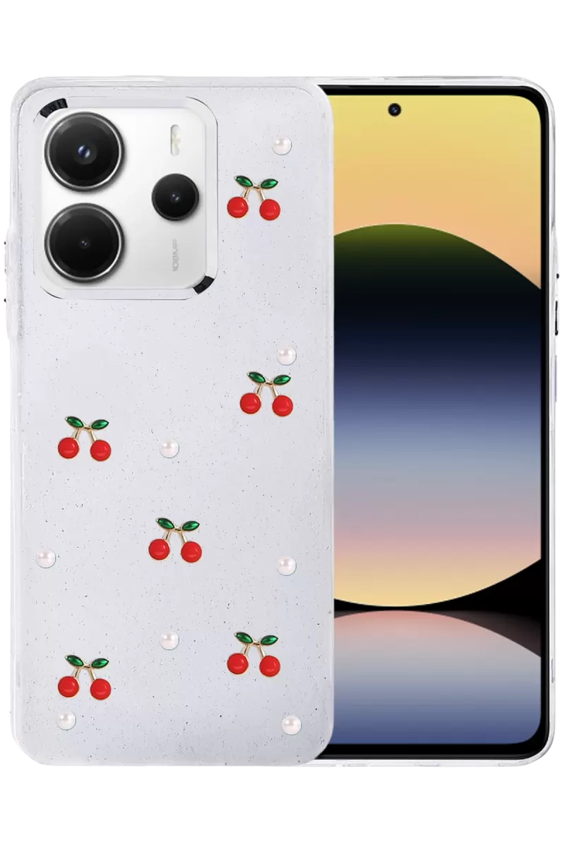 Newface Xiaomi Redmi Note 14 4G Fiyonk Desenli Kapak - Desen 9