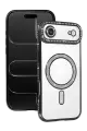 Newface Apple iPhone 17 Air Joke Simli Magneticsafe Kılıf - Siyah