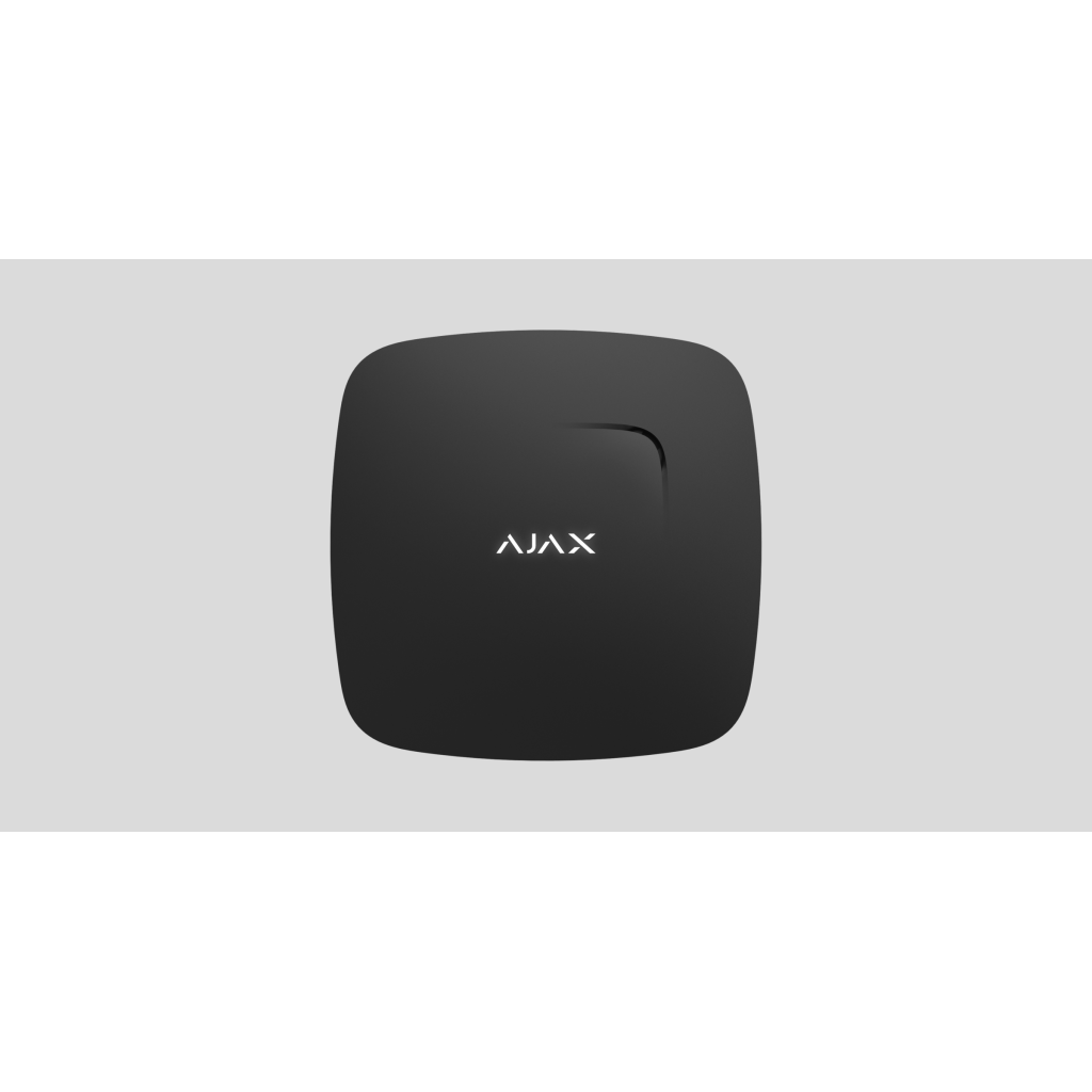 AJAX  Fire Protect Plus, Kablosuz, Isı ve Duman Dedektörü, SİYAH