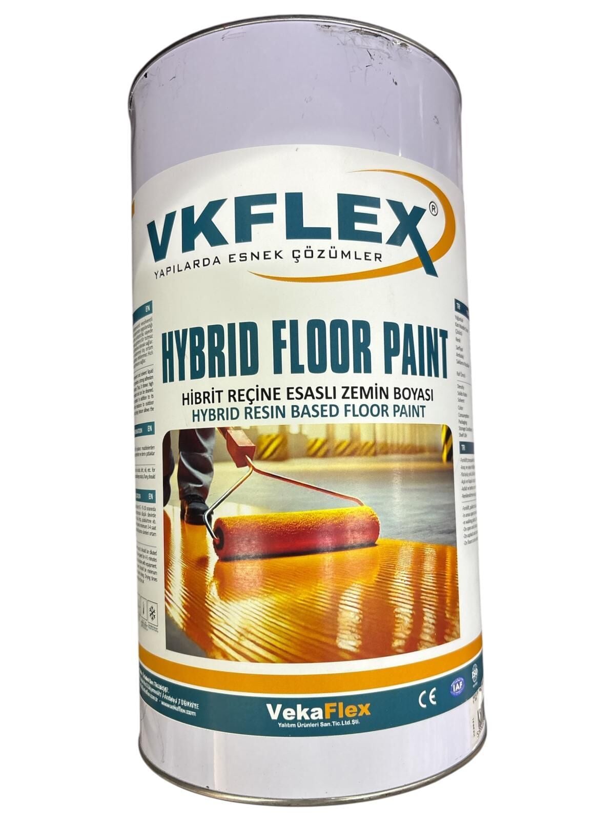 Ennalbur Vkflex Hybrid Floor Zemin Boyası 5 Kg  Ral 1016