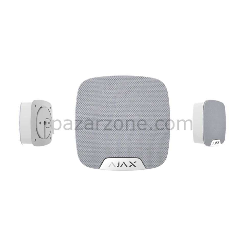 AJAX  HomeSiren, Kablosuz, Dahili Siren, BEYAZ