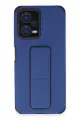 Newface Xiaomi Poco X5 5G Kılıf Mega Standlı Silikon - Mavi
