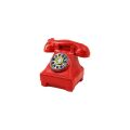 Kırmızı Ankesörlü Telefon Biblosu - Vintage Tasarım - Reçine Süs Eşyası