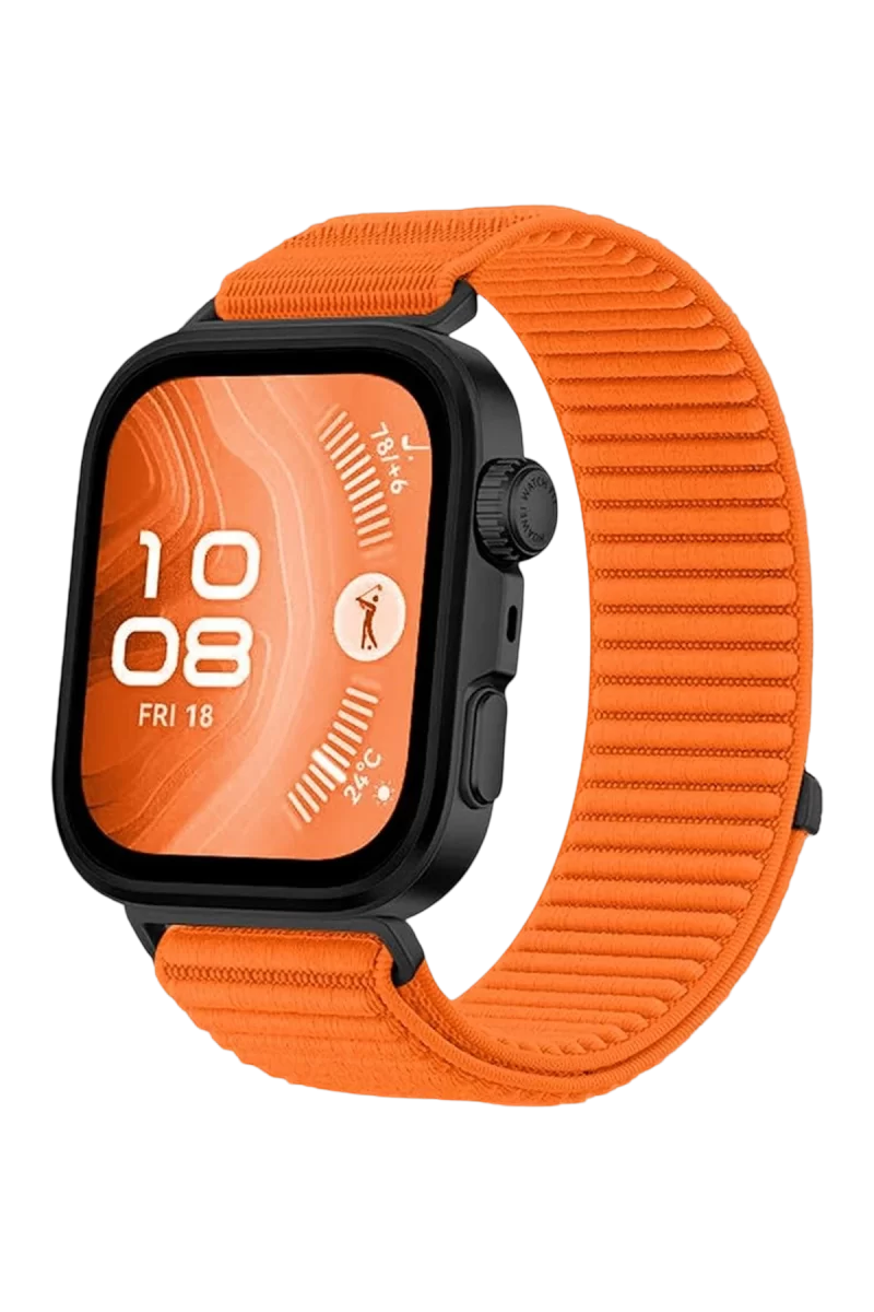 Newface Huawei Fit 4 Braid Kordon - Turuncu