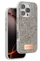Onegif Apple iPhone 16 Pro Bright Simli Kapak - Çöl Titanyum