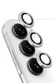 Newface Samsung Galaxy A24 4G Valdez Metal Kamera Lens - Gümüş