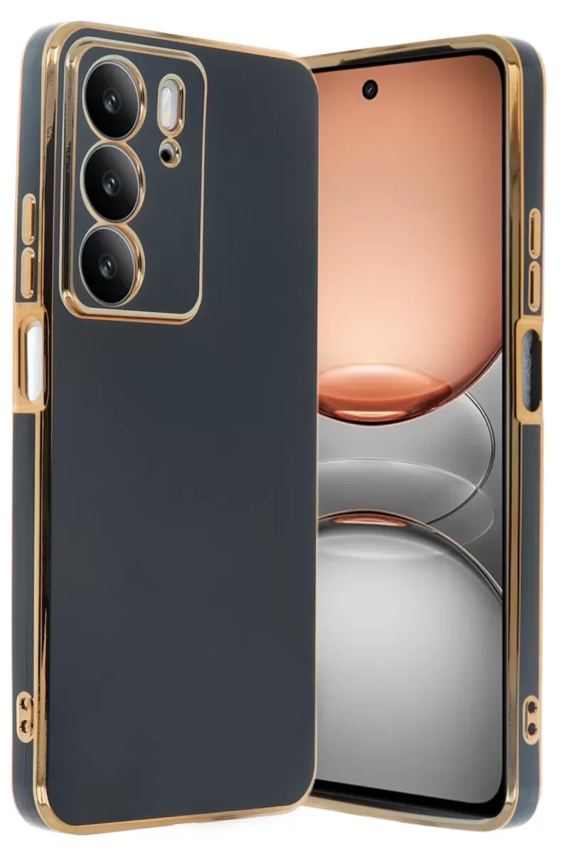 Newface Realme C75 4G Kılıf Volet Silikon - Siyah