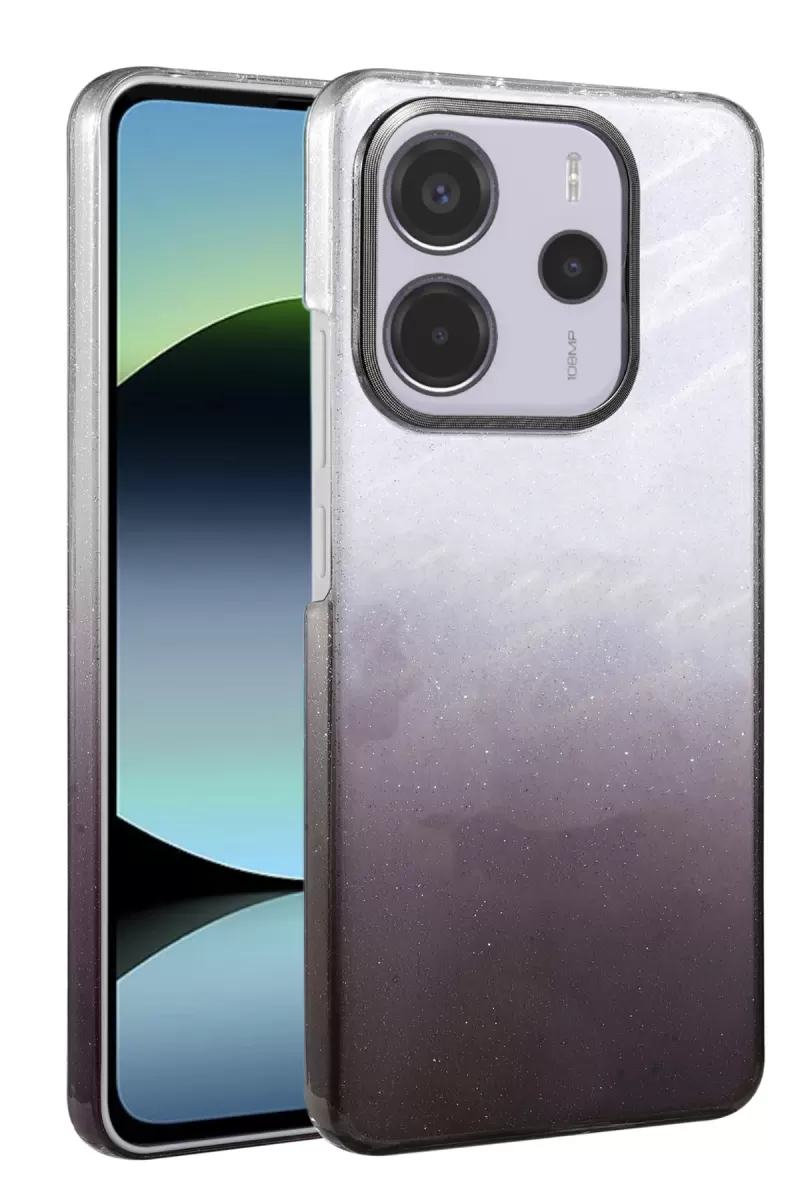 Newface Xiaomi Redmi Note 14 4G Glossy Kapak - Siyah