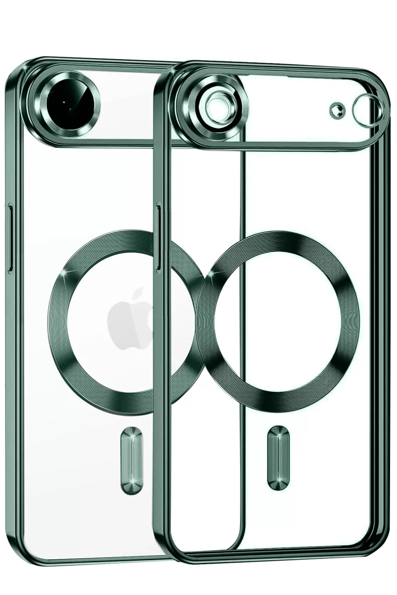Newface Apple iPhone 17 Air Kross Magneticsafe Kapak - Koyu Yeşil