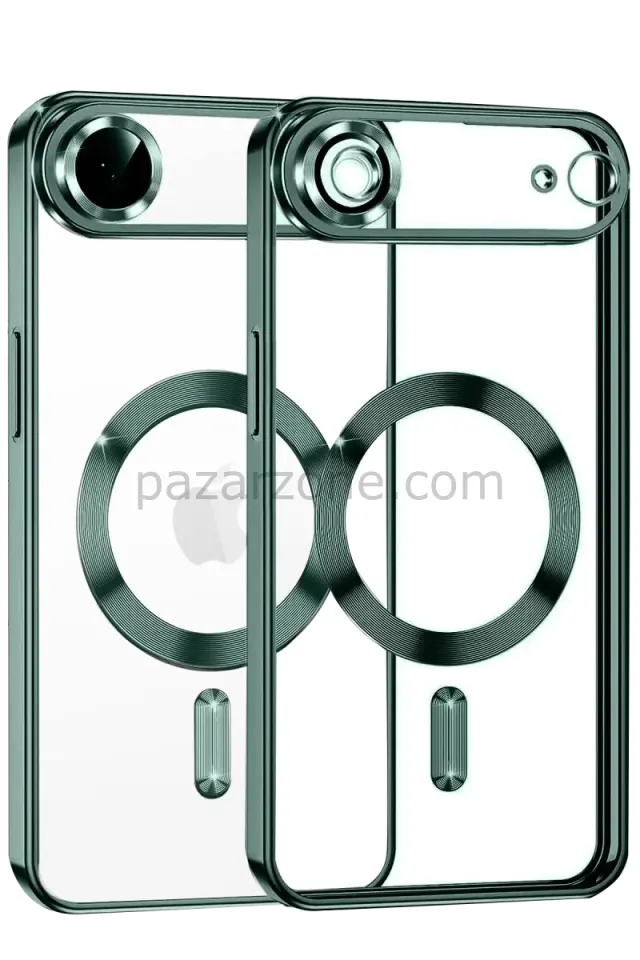 Newface Apple iPhone 17 Air Kross Magneticsafe Kapak - Koyu Yeşil